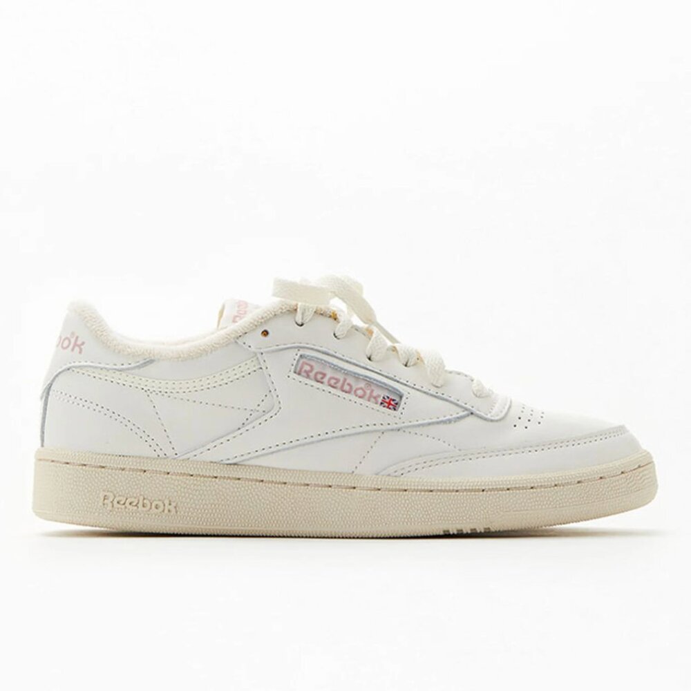 Brand New Reebok White & Pink Club C 85 Shoes